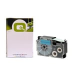Q-Nomic XR-18BU fita preta sobre azul de 18 mm | QNXR18BU