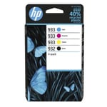 HP 933/932 (6ZC71AE) multipack preto + 3 cores | HPB-6ZC71AE