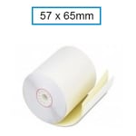rolo Papel Autocopia 57x65x12mm (Papel Térmico) | QNPA5765