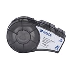 Brady M21-17-423 fita de poliéster preto sobre branco 25,40 mm x 12,70 mm | BRAM21-17-423