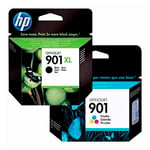 HP 901 Pack preto XL + HP 901 tri-color | HPB-901XL-BC