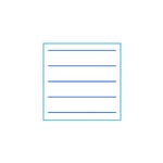 Folio Pautado Horizontal