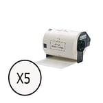 Q-Nomic DK11240 Etiqueta pré-cortada multifuncional (Papel) 102x51mm (Pack 5 U) | QNB-DK-11240