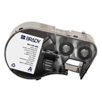 Brady M4-130-499 etiquetas de tecido de nylon preto sobre branco 20,96 mm x 9,53 mm | BRAM4-130-499