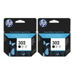 HP 302 Pack 2 tinteiros preto | HPB-302BK