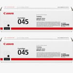 Canon 045 BK pack 2 toner preto | CANB-045BK