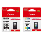 Canon PG-560 XL / CL-561 XL Pack tinteiro preto + cor XL | CANB-PG560-CL-561XL