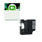 Q-Nomic 45020 fita branco sobre transparente (12mm X 7m) | QN45020