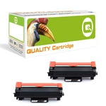Q-nomic Pack duplo TN-2410 toner preto | QNB-TN2410BK2X