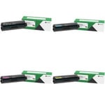 Lexmark 20N20 Pack 4 cores | LEXB-20N20
