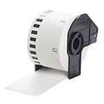 Q-Nomic DK-N55224 Etiqueta continua texto preto sobre branco 54x30,48M | QNDK-N55224