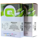 Q-Nomic pack tinteiros T007 preto + T009 tri-cor | QNB-T007-T009