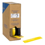 Brady BM-15X75-7598-YL etiquetas de poliéster amarelas 15 mm x 75 mm | BRABM-15X75-7598-YL