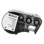 Brady M4-83-499-RD-BK etiquetas de tecido de nylon preto sobre vermelho Ø 12,7 mm | BRAM4-83-499-RD-BK