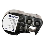 Brady M4C-750-595-WT-BK etiquetas de vinil preto sobre branco 19,05 mm x 7,62 m | BRAM4C-750-595-WT-BK