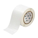 Brady THT-3-423-10 etiqueta de poliéster branco brilhante 25,40 x 9,53 mm | BRATHT-3-423-10