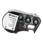 Brady M4-82-499-RD-BK etiquetas de tecido de nylon preto sobre vermelho Ø 9,53 mm | BRAM4-82-499-RD-BK