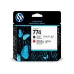 HP 774 Cabeça de impressão preto mate e vermelho cromático (P2V97A) | HPP2V97A