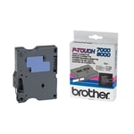 Brother TX-315 fita branco sobre preto 6mm x 15m | BROTX315