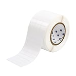 Brady THT-5-422-10 etiqueta de poliéster branco brilhante 25,40 x 12,70 mm | BRATHT-5-422-10