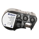 Brady M4-11-498 etiquetas de tecido de vinil preto sobre branco 12,7 mm x 19,05 mm | BRAM4-11-498