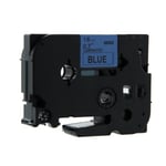 Q-Nomic TZe-541 fita 18mm texto preto sobre azul (8M) | QNTZe-541