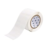 Brady THT-22-423-2 etiqueta de poliéster branco brilhante 31,75 x 19,05 mm | BRATHT-22-423-2