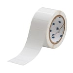 Brady THT-17-422-3 etiqueta de poliéster branco brilhante 50,80 x 25,40 mm | BRATHT-17-422-3