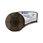 Brady M21-500-7425 fita de polipropileno preto sobre branco 12,7 mm x 6,40 m | BRAM21-500-7425