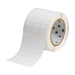 Brady THT-5-488-10 etiqueta de poliéster branco mate 25,40 x 12,70 mm | BRATHT-5-488-10