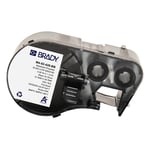 Brady M4-92-428-BB etiquetas de poliéster metalizado preto sobre cinza claro 12,70 mm x 33,02 mm | BRAM4-92-428-BB