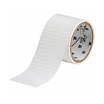 Brady THT-142-423-2.5 etiqueta de poliéster branco brilhante 63,50 x 5,08 mm | BRATHT-142-423-2.5