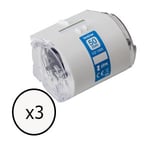 Brother CZ-1005 fita adesiva a cores 50mm (Pack 3 U) | BRB-CZ1005