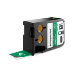 DYMO 1868783 XTL fita vinil branco sobre verde 24mm | DYM1868783