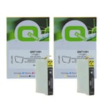Q-Nomic T1281 x 2 tinteiros preto | QNB-T1281D