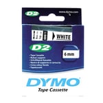 Dymo 60611 fita de etiquetas brancas 6mm (S0721030) | 60611