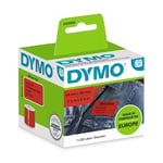 Dymo 2133399 etiquetas vermelhas de transporte e identificação | DYM2133399