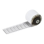 Brady M6-01-7593-SL etiquetas de poliéster prateadas 27 mm x 7,95 mm | BRAM6-01-7593-SL
