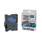 Brother TX-731 fita preto sobre verde 12mm x 15m | BROTX731