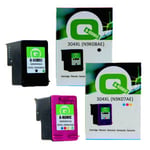 Q-Nomic 304XL Pack de 2 tinteiros XL: Preto + Cor | QNB-304XL_NV