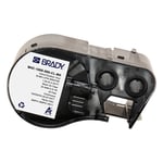 Brady M4C-1000-595-CL-BK fita de vinil preto sobre transparente 25,4 mm x 6,1 m | BRAM4C-1000-595-CL-BK