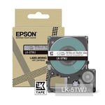 Epson LK-5TWJ fita mate branca sobre transparente 18mm | EPSC53S672069