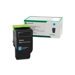 Lexmark 75M2HC0 toner ciano XL | LEX75M2HC0