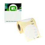 Q-Nomic 14681 (S0719250) etiquetas para CD/DVD preto sobre branco 57 mm | QNS0719250