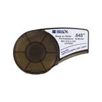 Brady M21-375-C-342 fita termo retrátil preto sobre branco 16,38 mm x 2,10 m | BRAM21-375-C-342