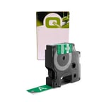 Q-Nomic 1805420 IND Rhino fita vinilo branco sobre verde 19 mm | QN1805420