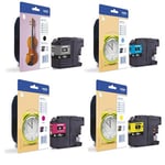 Brother LC-127XL/LC-125XL Pack 4 tinteiros | BRB-LC125XLC127XL