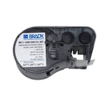 Brady MC1-1000-595-CL-WT fita de vinil branco sobre transparente 25,4 mm x 6,1 m | BRAMC1-1000-595-CL-WT
