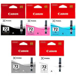 Canon PGI-72 Pack poupança (PBK/PM/PC/GY/CO) | CANB-PGI-72PBK/PM/PC/GY/CO