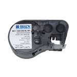 Brady MC1-1000-595-BL-WT fita de vinil branco sobre azul 25,4 mm x 7,62 m | BRAMC1-1000-595-BL-WT